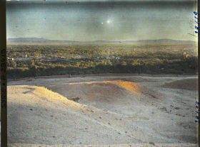 Image représentant Panorama sur la Ghouta au coucher du soleil