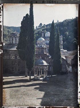 Image représentant Turquie, Hilendar, Ensemble de l'Eglise