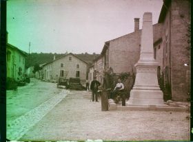 Image représentant France, Billy-sous-les-côtes, Grande Rue et monument aux Morts