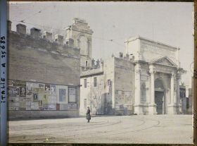 Image représentant Porta Pia, façade intérieure