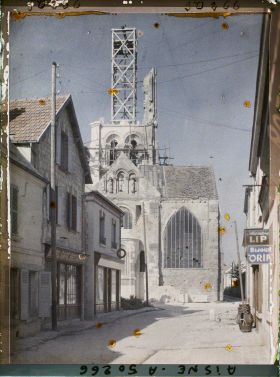 Image représentant France, Vailly, Abside de l'Eglise