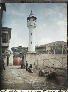 Image représentant Minaret de bois tout replâtré mais avec sa forme caractéristique