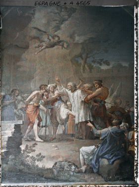 Image représentant Fresque de Francisco Bayeu dans le cloître de la cathédrale Sainte Marie de Tolède