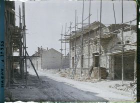 Image représentant France, Beine, La Grande Rue en reconstruction