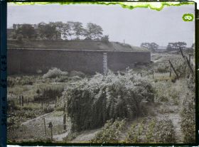 Image représentant Les jardins ouvriers dans les fossés des fortifications porte de la Villette