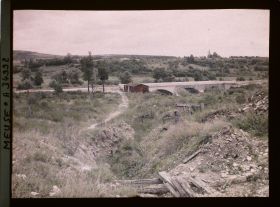 Image représentant France, Boureuil Secteur de Vauquois, Vue de l'ancienne petite Boureuil, sortie vers la route de Varennes