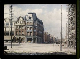 Image représentant France, Lens, Place Jean Jaurès et Rue de Lille