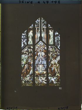 Image représentant L'Exposition des arts décoratifs, Pavillon du Vitrail, L. Barillet, L'Adoration des Mages