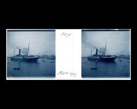 Image représentant Un paquebot sur le canal