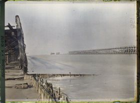 Image représentant Belgique, Nieuport les Bains, Estacade et embouchure de la rive droite de l'Yser