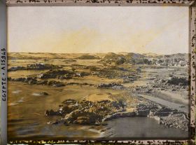 Image représentant Le Nil asséché avec le barrage