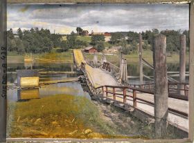 Image représentant Un pont flottant