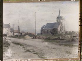 Image représentant France, Bailleul - Sire - Berthoud, Vue vers l'Eglise
