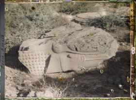 Image représentant Fragment sculpté de colonne ou de bas-relief