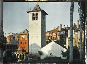 Image représentant Mont-Athos, Vatopediou, Vue générale s/ les Chapelles