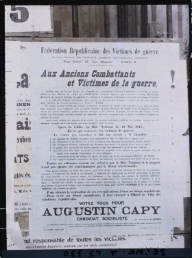 Image représentant Affiche pour les élections municipales, Augustin Capy