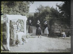 Image représentant Le reposoir de Notre-Dame de Kergoat sur le parcours de la Grande Troménie