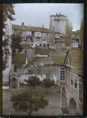 Image représentant Mont Athos, Vatopédi, Autre partie de la Cour