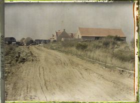 Image représentant Belgique, Hooghe, Une ferme dans la Campagne de Hooghe