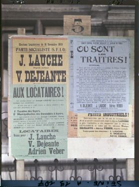 Image représentant Affiches du Parti socialiste (SFIO) pour les élections législatives de novembre 1919