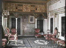 Image représentant La salle du trône du palais beylical Dar-el-Bey