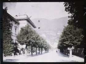 Image représentant Accords de Locarno, la rue du palais de Justice où eut lieu la conférence sur le pacte de Sécurité