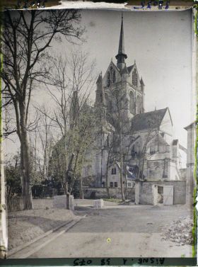 Image représentant France, Braine, L'Eglise face Nord