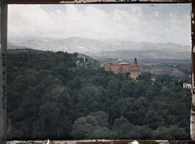 Image représentant La Sierra Nevada et l'Alhambra Palace Hôtel depuis l'Alcazaba