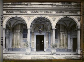 Image représentant Le portique de la Madonna del Sasso