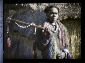 Image représentant L'Exposition Coloniale Internationale de 1931, un homme kanak