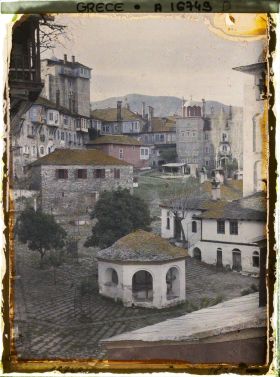 Image représentant Mont Athos, Vatopédi, Autre partie de la Cour