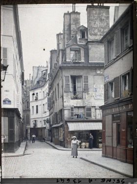 Image représentant La rue de l'Abbaye et le passage de la Petite-Boucherie