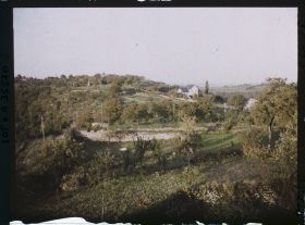 Image représentant France, Capdenac (Lot), Abords de Capdenac au soleil couchant coté est