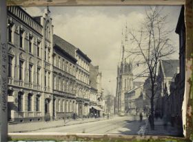 Image représentant Prusse, Düsseldorf, Konigstrasse, Oststrasse vers Ste Elisabeth