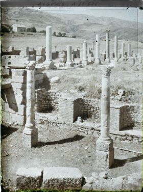Image représentant Algérie, Djemila, Grande Basilique de Crescorius (Ve S.) la crypte