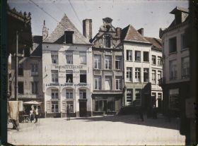 Image représentant Belgique, Louvain, Vieilles Maisons, Marché au poisson