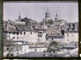 Image représentant La place Centrale et la cathédrale Notre-Dame de Lausanne