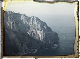 Image représentant L'extrémité du cap Bouak pris le soir