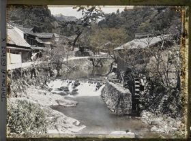 Image représentant Un moulin sur la rivière Yamato (Yamato-gawa)