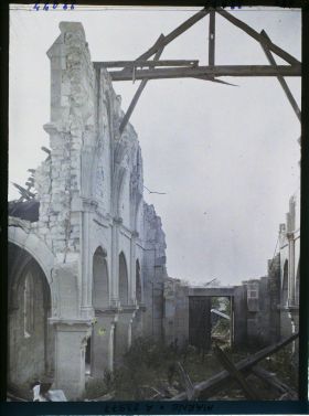 Image représentant France, Virginy, Vue prise du ch?ur vers l'entrée