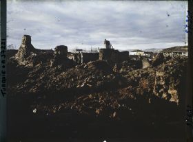 Image représentant Turquie, Ouchak, Le soir sur les ruines
