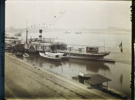 Image représentant Allemagne, Düsseldorf, Occupation Française Navire armé sur le Rhin (Le Parcival )