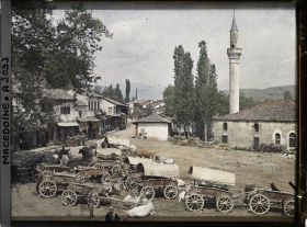 Image représentant Vue de la place avec la mosquée (Zeynel-Abedin)