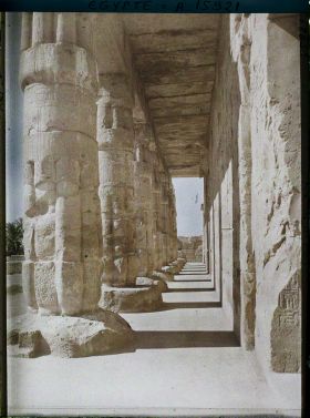 Image représentant Galerie du portique d'entrée du temple de Séthi Ier à Gournah