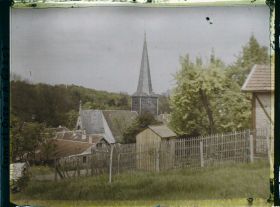 Image représentant Seine et Oise, St Nom la Bretèche, Le village et l'Eglise