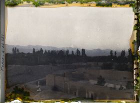 Image représentant Vue vers le mont Demâvend ou Damavand, le soir
