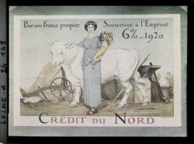 Image représentant Affiche de l'emprunt national de 1920, Crédit du Nord