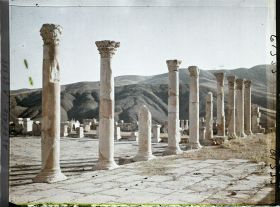Image représentant Les Colonnades de l'ancien Forum, vestiges de la cité antique Cuicul