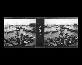 Image représentant Sampans et bateaux de pêcheurs dans le port de Singapour