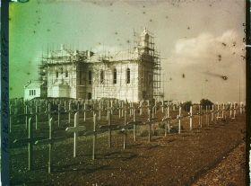 Image représentant France, N.D de Lorette, Le Cimetière et la Chapelle